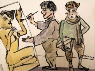 Die Frau ist genauso schön wie du, nur dass sie eben Kunst&nbsp;ist.