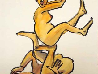 Wir streiten uns immer, ob Goethe oder Schiller der größte&nbsp;ist.