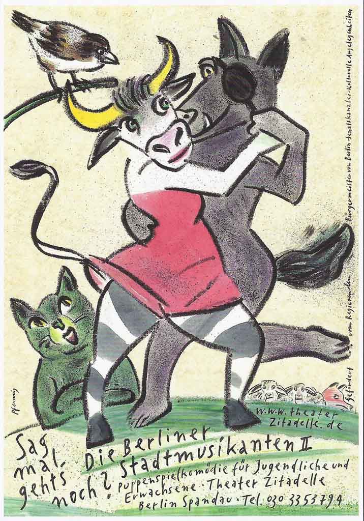 Wolf-Dieter-Pfennig-Plakat-Berliner-Stadtmusikanten-II-1024