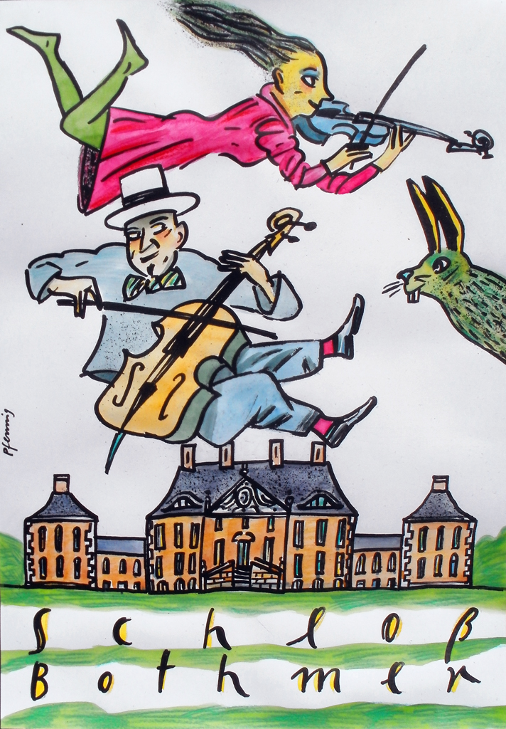 Plakat Wolf-Dieter Pfennig: Schloss Bothmer