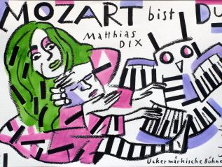 Wolf Dieter Pfennig: Plakat „Mozart Bist&nbsp;Du“
