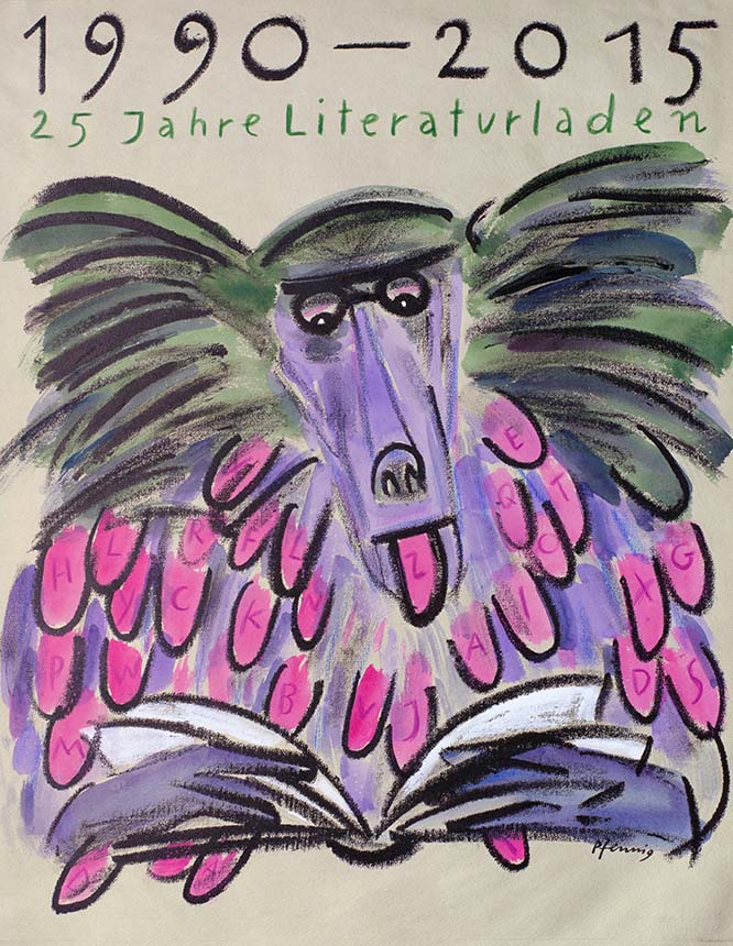 Wolf-Dieter-Pfennig-Plakat-Literaturladen