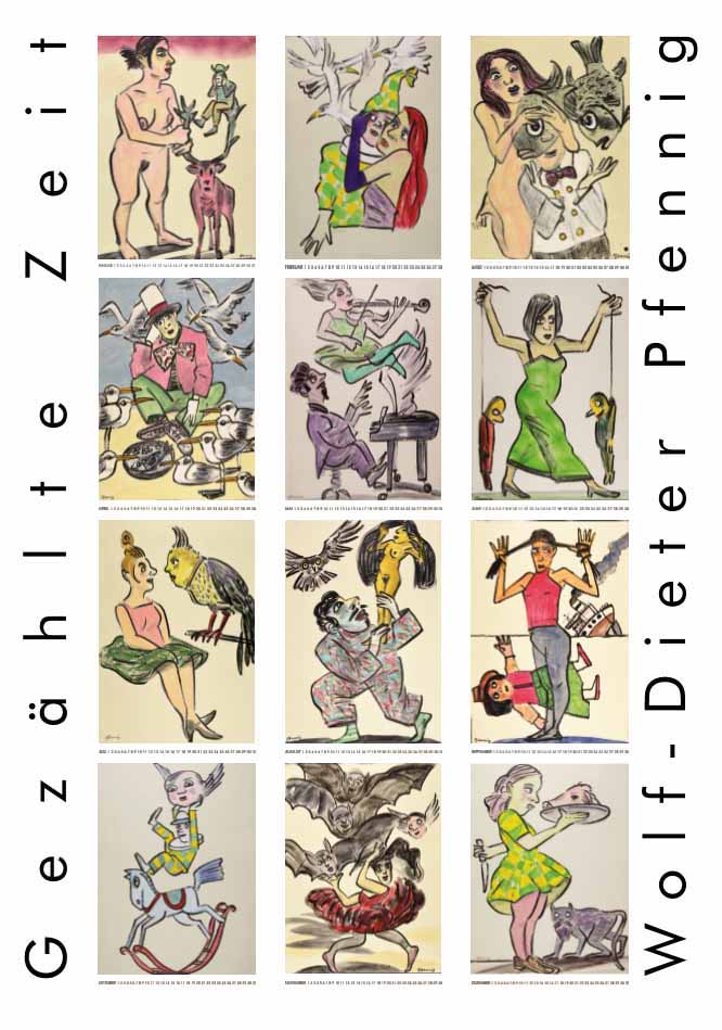 Wolf-Dieter Pfennig: Kalender Gezählte Zeit